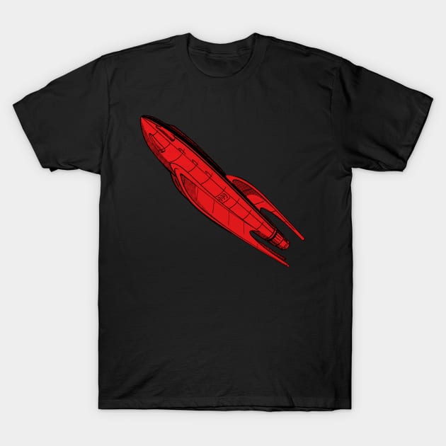 Red Rocket T-Shirt by MichaelaGrove